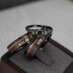 Ride or Die Rings, Ride or Die, Ride or Die Wedding Rings, Ride or Die Wedding Bands, Black Wedding Rings, Black Wedding Bands, Biker Rings