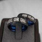 Ride or Die Rings, Ride or Die, Ride or Die Wedding Rings, Ride or Die Wedding Bands, Black Wedding Rings, Black Wedding Bands, Biker Rings - Image 7