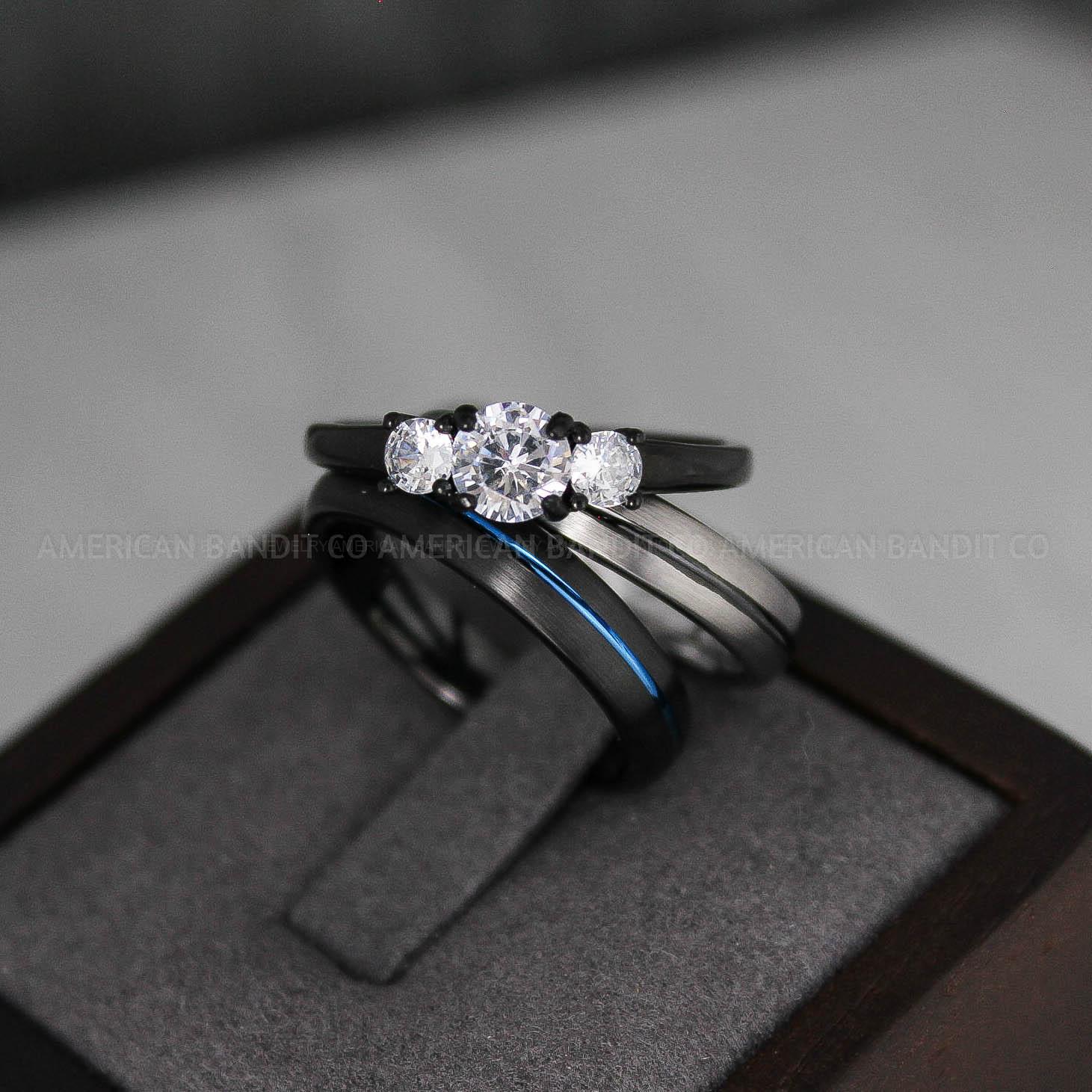 IMG_3278 Couple Rings, Couple Wedding Bands, Matching Rings, Matching Wedding Rings, His and Her Wedding Rings, Couple Jewelry, Silver Wedding Rings - Image 1