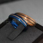 Rose Gold Wedding Ring, Rose Gold Wedding Band, Rose Gold Wedding Ring, 4mm Rose Gold Wedding Band, Rose Gold Tungsten Ring with Groove