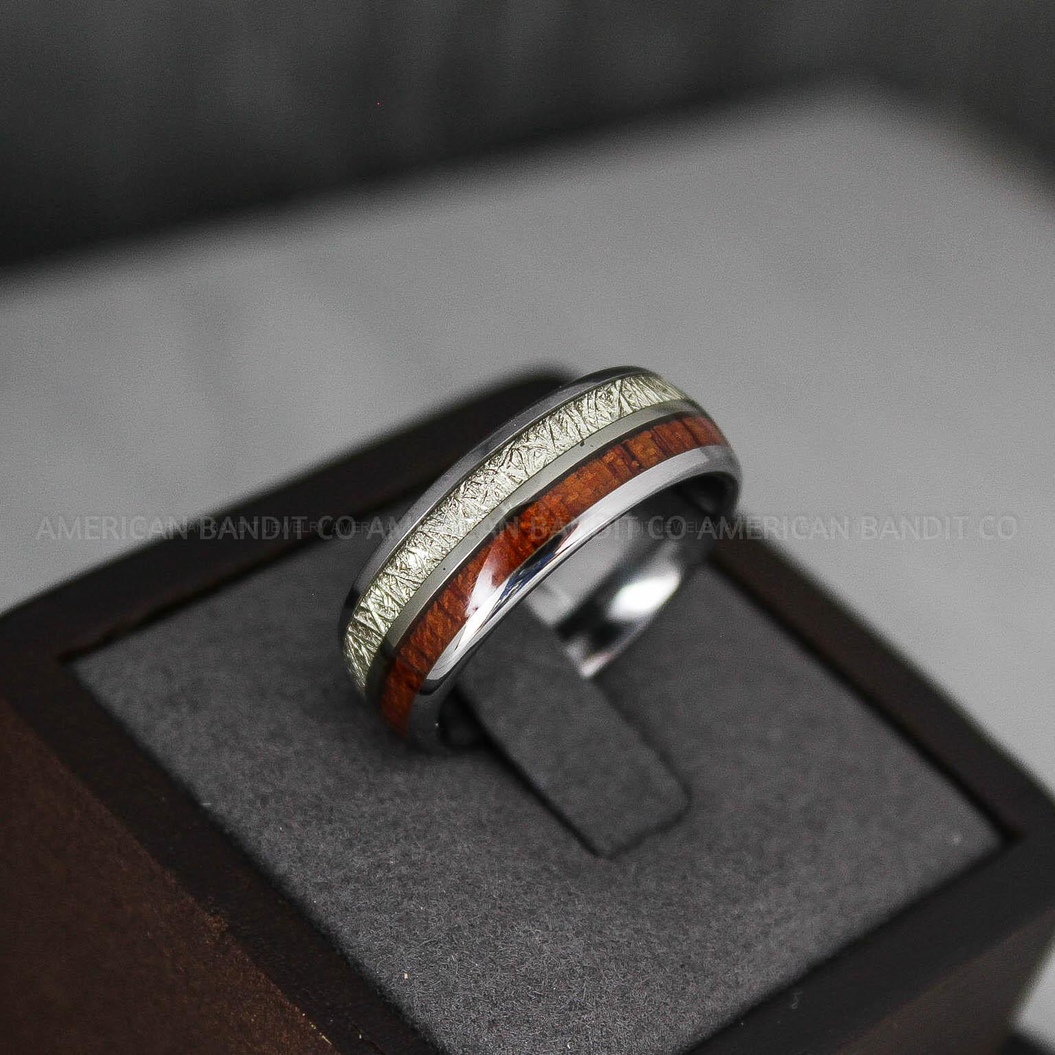 IMG_3288 Meteorite Rings, Meteorite Wedding Rings, Meteorite Wedding Bands, Meteorite Jewelry, Silver Wedding Rings, Silver Wedding Band, Meteor Ring - Image 1