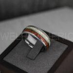 Meteorite Rings, Meteorite Wedding Rings, Meteorite Wedding Bands, Meteorite Jewelry, Silver Wedding Rings, Silver Wedding Band, Meteor Ring - Image 7