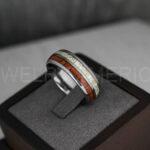 Meteorite Rings, Meteorite Wedding Rings, Meteorite Wedding Bands, Meteorite Jewelry, Silver Wedding Rings, Silver Wedding Band, Meteor Ring - Image 4