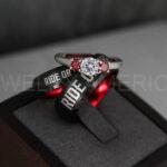 Ride or Die Rings, Ride or Die, Ride or Die Wedding Rings, Ride or Die Wedding Bands, Black Wedding Rings, Black Wedding Bands, Biker Rings