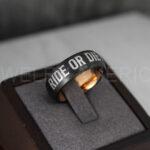 Ride or Die Rings, Ride or Die, Ride or Die Wedding Rings, Ride or Die Wedding Bands, Black Wedding Rings, Black Wedding Bands, Biker Rings - Image 6