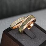 Deer Antler Ring, Antler Wedding Band, Deer Hunting Ring, Deer Hunting Ring Deer Antler Wedding Ring Rose Gold Wedding Band His Wedding Ring - Image 8