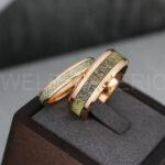 Deer Antler Ring, Antler Wedding Band, Deer Hunting Ring, Deer Hunting Ring Deer Antler Wedding Ring Rose Gold Wedding Band His Wedding Ring - Image 7