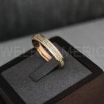 Deer Antler Ring, Antler Wedding Band, Deer Hunting Ring, Deer Hunting Ring Deer Antler Wedding Ring Rose Gold Wedding Band His Wedding Ring - Image 2