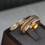 Deer Antler Ring, Antler Wedding Band, Deer Hunting Ring, Deer Hunting Ring Deer Antler Wedding Ring Rose Gold Wedding Band His Wedding Ring - Image 4