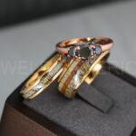 Deer Antler Ring, Antler Wedding Band, Deer Hunting Ring, Deer Hunting Ring Deer Antler Wedding Ring Rose Gold Wedding Band His Wedding Ring - Image 2