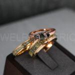 Deer Antler Ring, Antler Wedding Band, Deer Hunting Ring, Deer Hunting Ring Deer Antler Wedding Ring Rose Gold Wedding Band His Wedding Ring