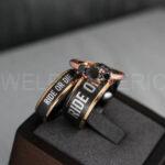 Ride or Die Rings, Ride or Die, Ride or Die Wedding Rings, Ride or Die Wedding Bands, Black Wedding Rings, Black Wedding Bands, Biker Rings