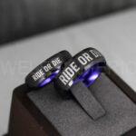 Ride or Die Ring, Ride or Die, Ride or Die Wedding Ring, Ride or Die Wedding Band - Image 2