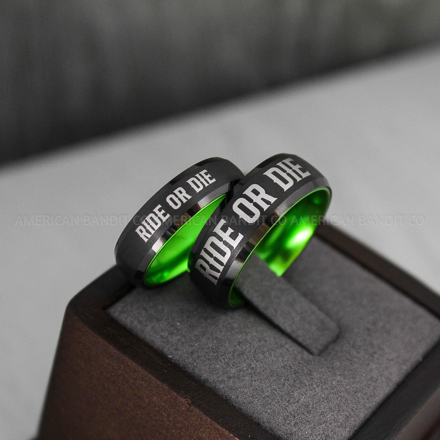 IMG_3447 Ride or Die Rings, Ride or Die, Ride or Die Wedding Rings, Ride or Die Wedding Bands - Image 1