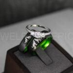 Howling Wolves Rings, Wolf Rings, Black Ring, Black Tungsten Ring, Wolves Rings, Wolf Howl Rings, Black Wedding Bands, Matching Wedding Rings