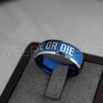 Ride or Die Ring, Ride or Die, Ride or Die Wedding Ring, Ride or Die Wedding Band - Image 5