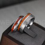 Wood Rings, Wood Wedding Bands, Wood Wedding Rings - Image 3