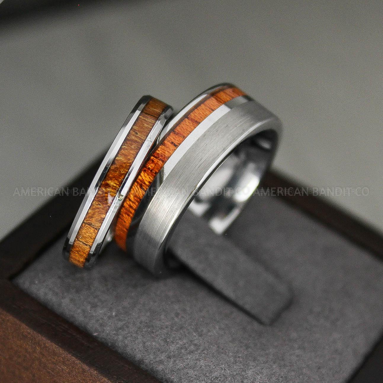IMG_3523 Wood Rings, Wood Wedding Bands, Wood Wedding Rings - Image 1