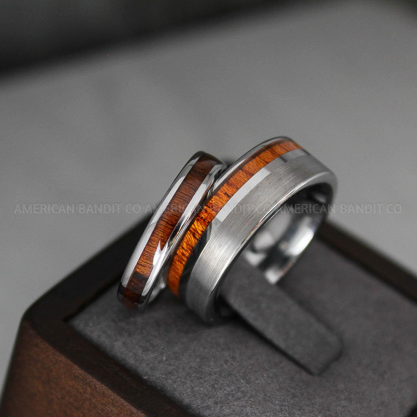 IMG_3528 Wood Rings, Wood Wedding Bands, Wood Wedding Rings - Image 1