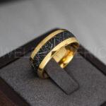 Meteorite Rings, Meteorite Wedding Rings, Meteorite Wedding Bands - Image 3