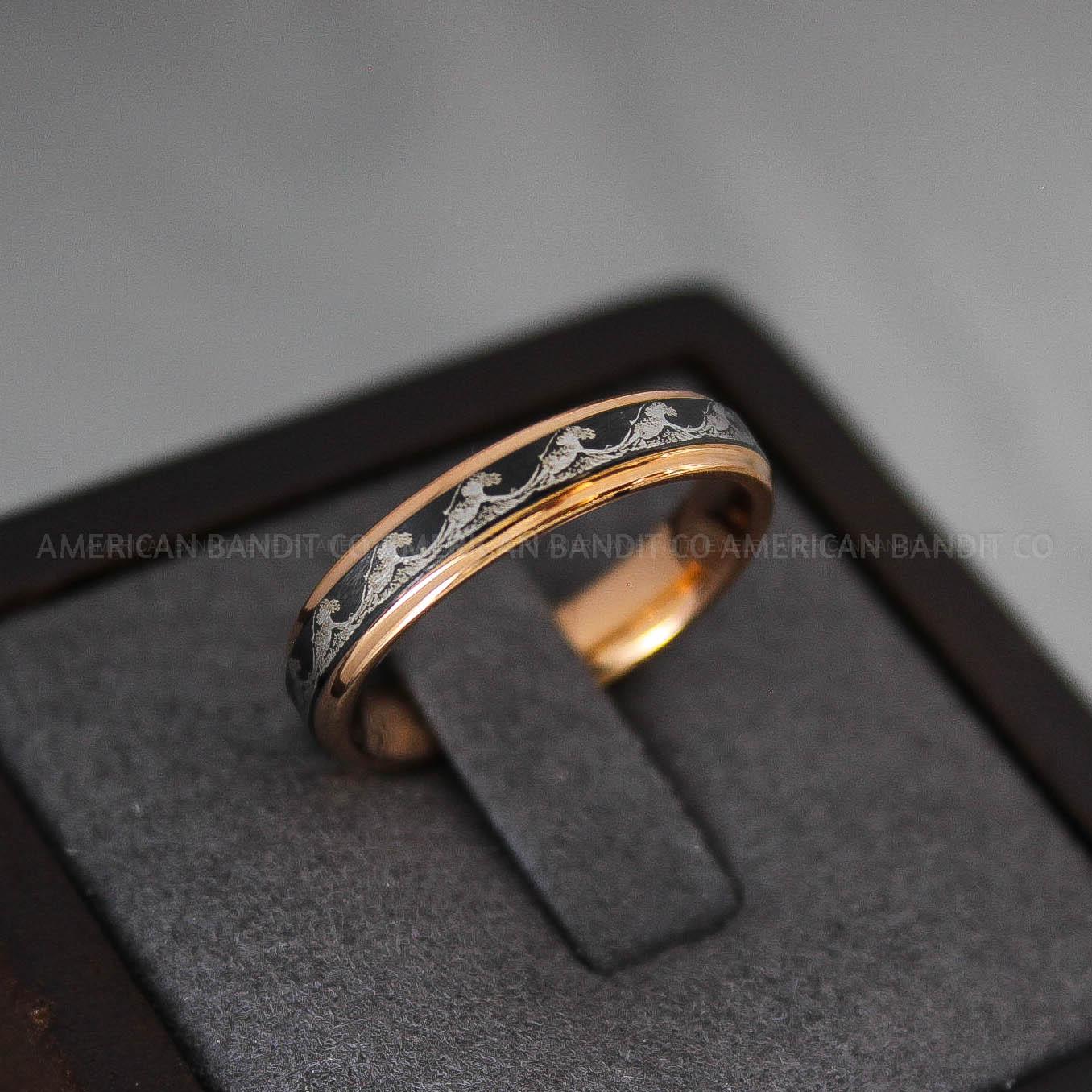 IMG_3564 Ocean Wave Ring, Wave Ring, Beach Jewelry, Beach Wedding Ring - Image 1