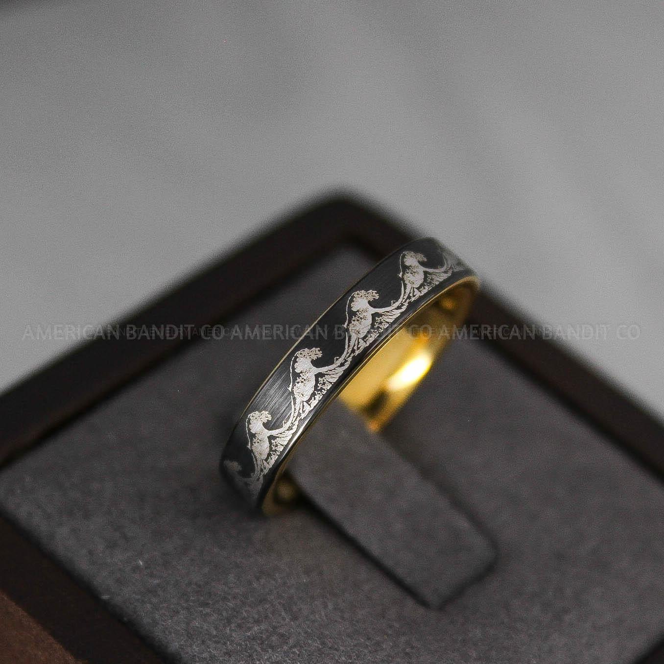 IMG_3569 Ocean Wave Ring, Wave Ring, Beach Jewelry, Beach Wedding Ring - Image 1