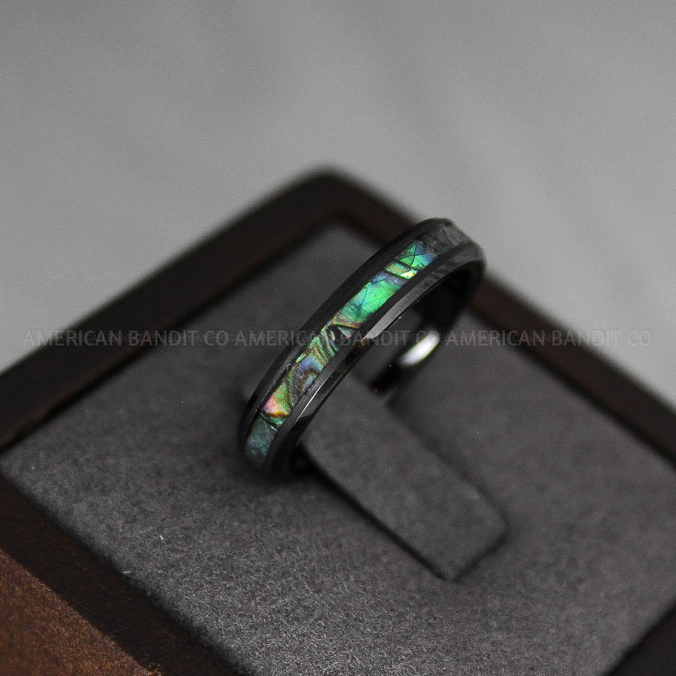 IMG_3577 Abalone Shell Ring, Abalone Shell Jewelry, Abalone Shell - Image 1