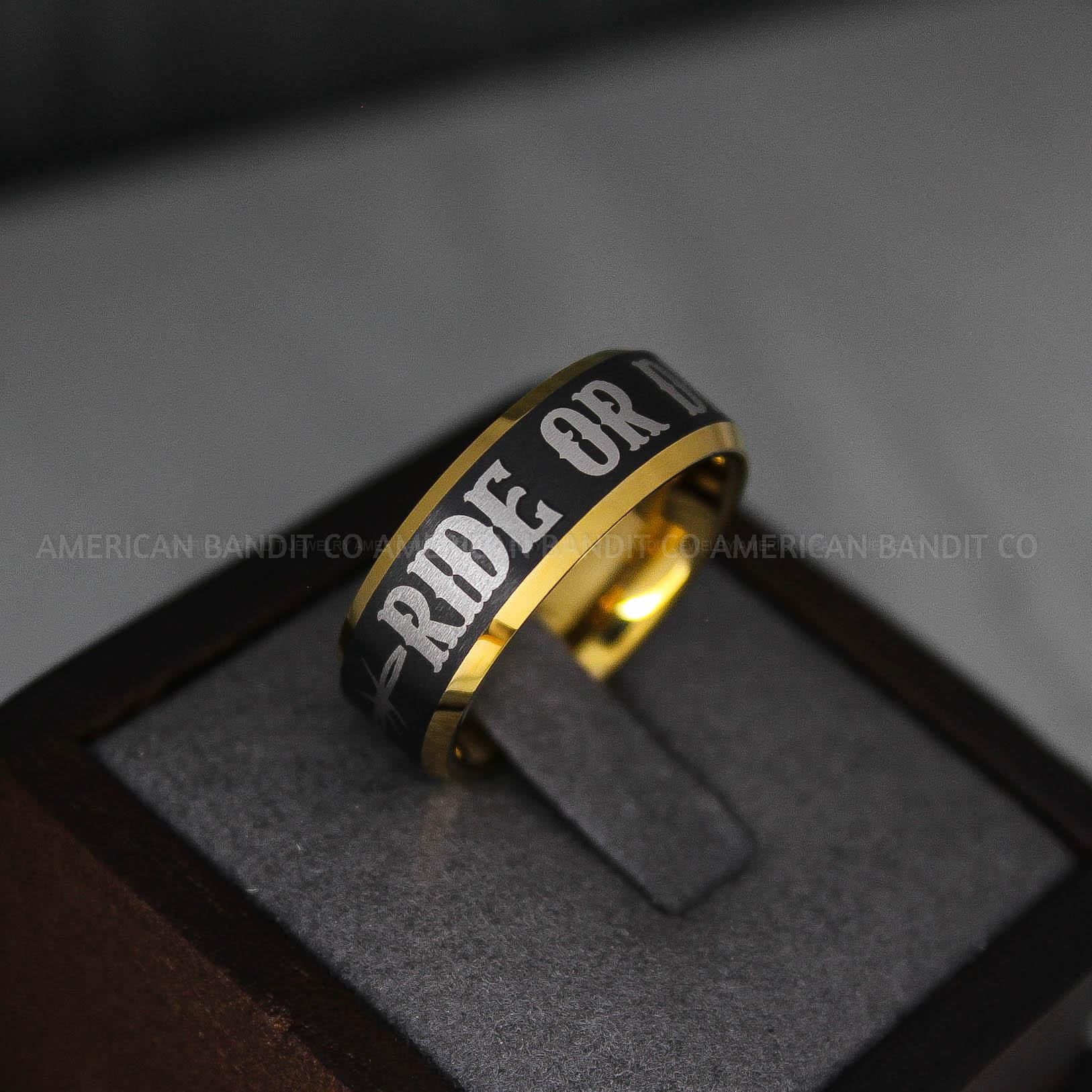 IMG_3578 Ride or Die Ring, Ride or Die, Ride or Die Wedding Ring, Ride Or Die Jewelry - Image 1