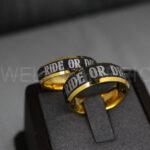 Ride or Die Rings, Ride or Die, Ride or Die Wedding Rings, Ride or Die Wedding Bands - Image 4