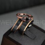 Black Tungsten Wedding Rings, Couple Rings, Matching Rings