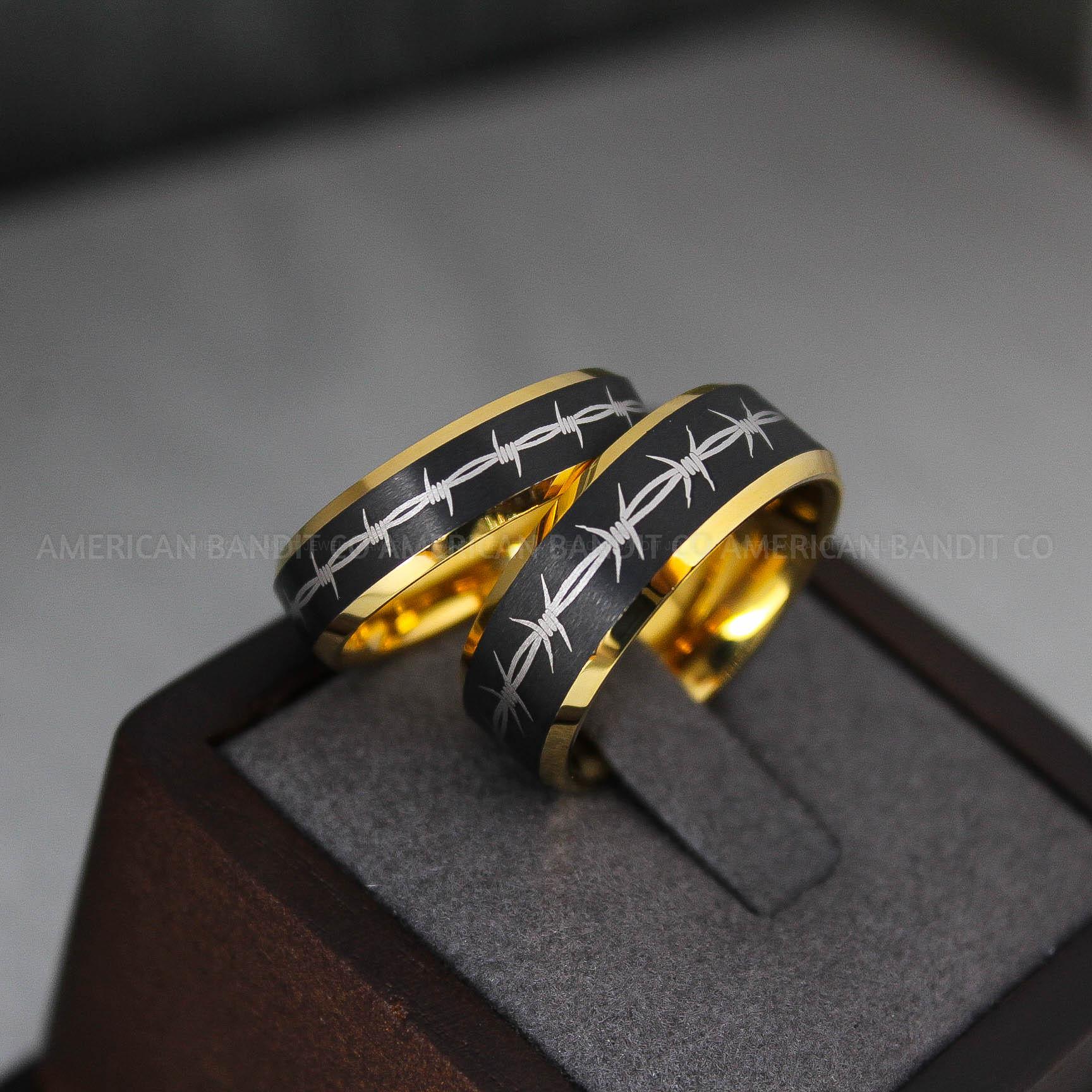 IMG_3598 Barb Wire Ring, Barbed Wire Ring, Barb Wire Wedding Ring - Image 1