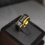 Til Death Do Us Part Rings, Til Death Do Us Part Wedding Rings - Image 4