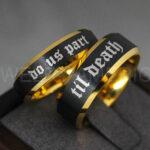 Til Death Do Us Part Rings, Til Death Do Us Part Wedding Rings - Image 3