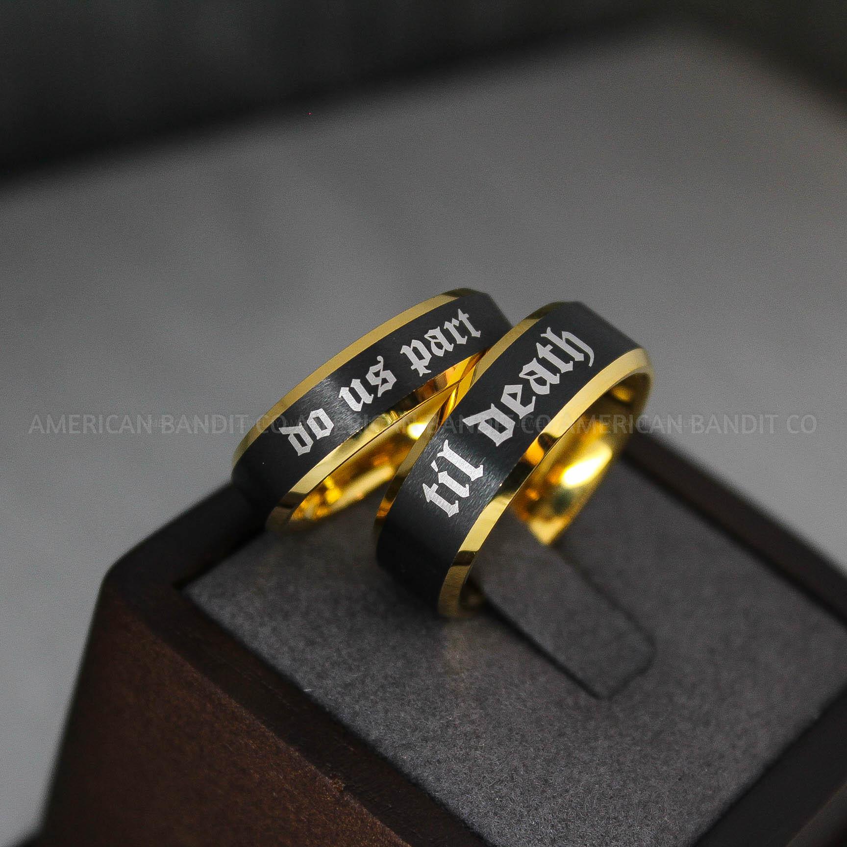 IMG_3604 Til Death Do Us Part Rings, Til Death Do Us Part Wedding Rings - Image 1