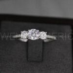 Black Tungsten Hammered Wedding Rings, Couple Rings - Image 3