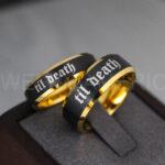 Til Death Do Us Part Rings, Til Death Do Us Part Wedding Rings - Image 4