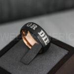 Ride or Die Rings, Ride or Die, Ride or Die Wedding Rings, Ride or Die Wedding Bands, Black Wedding Rings, Black Wedding Bands, Biker Rings - Image 3