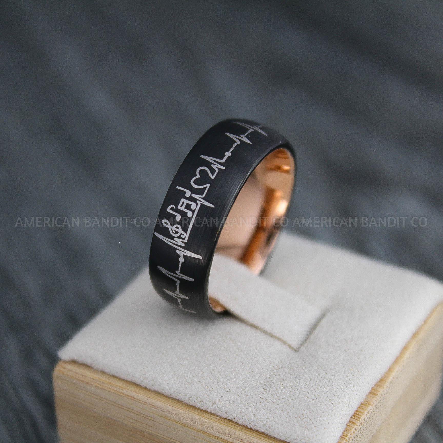 IMG_3698 Music Ring, Music Score Ring, Music Jewelry, Music Notes Ring, Piano Jewelry, Piano Ring, Guitar Ring, Musician Ring, Musician Jewelry - Image 1