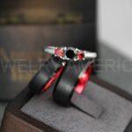 Couple Rings, Couple Jewelry, Matching Wedding Rings, Matching Wedding Bands, Couple Wedding Rings, Couple Wedding Bands, Black Wedding Ring