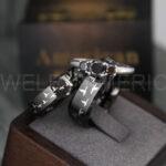 Flying Geese Rings, Geese Wedding Rings, Couple Rings, Couple Jewelry, Matching Wedding Rings, Matching Wedding Bands, Couple Wedding Rings