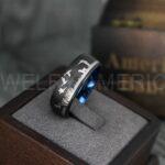 Flying Ducks Ring, Duck Hunting Ring, Hunting Wedding Band, Hunting Wedding Ring, Hunting Jewelry, Duck Hunting Wedding Band, Duck Jewelry