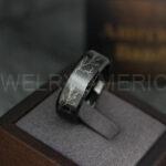 Lighting Ring, Lightning Jewelry, Black Wedding Ring, Black Wedding Band, His Wedding Ring, His Wedding Band, Teacher Jewelry, Teacher Ring