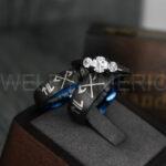 Til Valhalla Rings, Viking Rings, Runes Rings, Vegvísir Ring, Couple Nordic Rings, Norsemen Rings, Nordic Runes Rings, Black Tungsten Bands