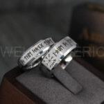 Til Valhalla Ring, Viking Ring, Runes Ring, Vegvísir Ring, Nordic Ring, Norsemen Ring, Nordic Runes Ring, Silver Tungsten Band - Image 5