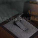 Hammered Rings, Black Wedding Rings, Black Wedding Bands, Bridal Wedding Rings, Bridal Wedding Bands, Bridal Wedding Rings, Matching Bridal Rings - Image 2