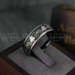 Ace of Spades Ring, Poker Ring, Blackjack Ring, Poker Jewelry, Spade Ring, Spade Wedding Band