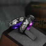 Mickey Mouse Rings, Mickey Rings, Couple Wedding Bands, Couple Rings, Mickey Mouse Wedding Bands - Image 4