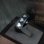 8 Bit Hearts Ring, Gamer Rings, Couple Rings, Gamer Couple Wedding Bands, Gamer Wedding Rings - Image 3