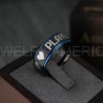 8 Bit Hearts Ring, Gamer Rings, Couple Rings, Gamer Couple Wedding Bands, Gamer Wedding Rings - Image 3