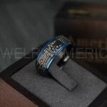 Circuit Board Ring, Circuit Board Wedding Band, Gamer Ring